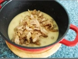 Puten Frikassee mit Mini Champignons und Erbsen - Rezept - Bild Nr. 12