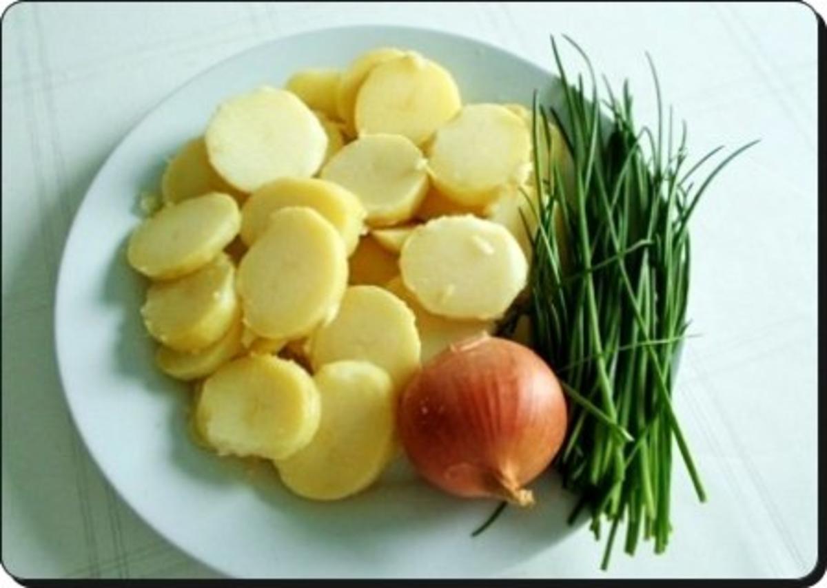 Hähnchen-Sülze mit Bratkartoffeln - Rezept - Bild Nr. 9