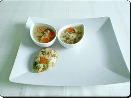 Rezept: Hähnchen-Sülze mit Bratkartoffeln Bild Nr. 15 Hähnchen-Sülze mit Bratkartoffeln - Rezept - Bild Nr. 15