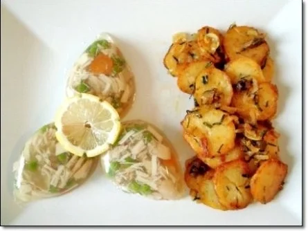 Rezept: Hähnchen-Sülze mit Bratkartoffeln Bild Nr. 19 Hähnchen-Sülze mit Bratkartoffeln - Rezept - Bild Nr. 19