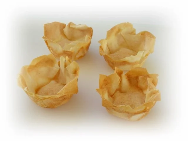 Filokörbchen gefüllt mit Birnen-Creme - Rezept - Bild Nr. 14