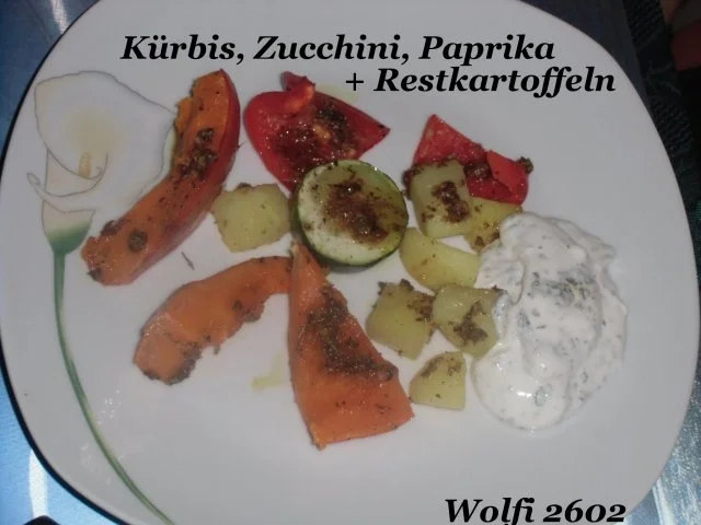 Gemüse : Kürbis im Backofen vom Feinsten und super Würzig - Rezept