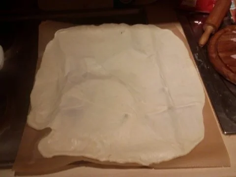 Rezept: Pizza Funghi mit Schinken Bild Nr. 3 Pizza Funghi mit Schinken - Rezept - Bild Nr. 3