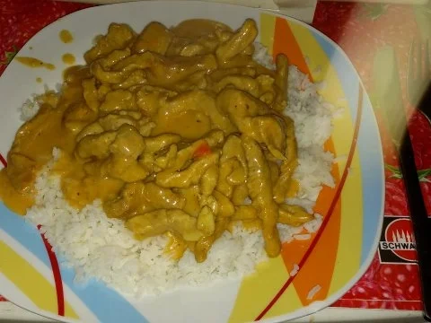 Rezept: Geschnetzeltes mit Reis Bild Nr. 2 Geschnetzeltes mit Reis - Rezept - Bild Nr. 2