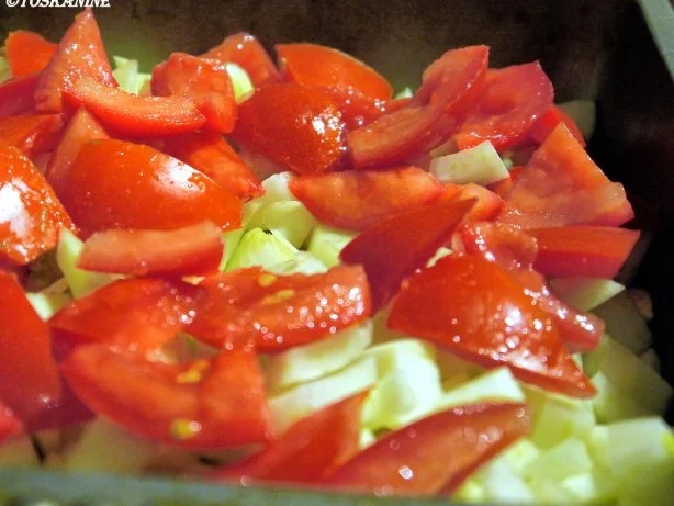 Rezept: Würzige Hähnchenschenkel auf Fenchel-Tomaten-Gemüse Bild Nr. 3 Würzige Hähnchenschenkel auf Fenchel-Tomaten-Gemüse - Rezept - Bild Nr. 3