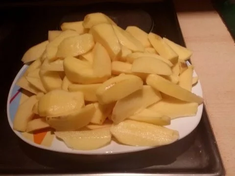 Potato Wedges Indian Style mit Chillidip - Rezept - Bild Nr. 8