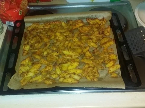 Potato Wedges Indian Style mit Chillidip - Rezept - Bild Nr. 10