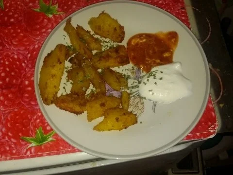 Potato Wedges Indian Style mit Chillidip - Rezept - Bild Nr. 11