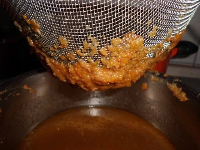 Rezept: Fleisch, Rind: Rinderbierbraten mit Bier-Chili-Soße an Klößen und Rosenkohl Bild Nr. 5 Fleisch, Rind: Rinderbierbraten mit Bier-Chili-Soße an Klößen und Rosenkohl - Rezept - Bild Nr. 5