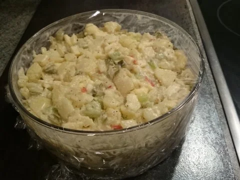 Rezept: kartoffelsalat meine art,scharf und süß abgeschmeckt Bild Nr. 2 kartoffelsalat meine art,scharf und süß abgeschmeckt - Rezept - Bild Nr. 2