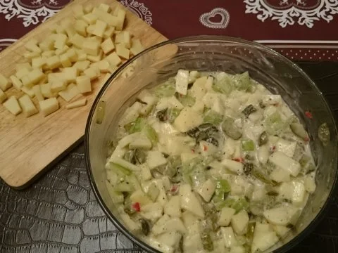 Rezept: kartoffelsalat meine art,scharf und süß abgeschmeckt Bild Nr. 8 kartoffelsalat meine art,scharf und süß abgeschmeckt - Rezept - Bild Nr. 8