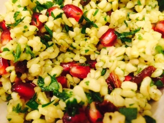 Rezept: Bulgursalat mit Granatapfel und getrockneten Tomaten Bild Nr. 2 Bulgursalat mit Granatapfel und getrockneten Tomaten - Rezept - Bild Nr. 2
