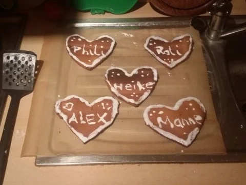 Lebkuchenherzen zum Nikolaustag - Rezept - Bild Nr. 9