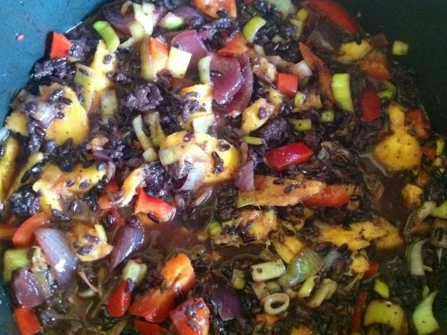 Schwarzes Reisfleisch - Rezept - Bild Nr. 13