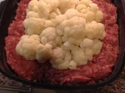 Blumenkohl mit Hackfleischring - Rezept