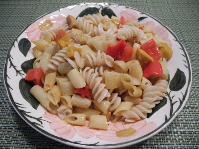 Rezept: Pfannen - Pasta....ganz bunt Pfannen - Pasta....ganz bunt - Rezept