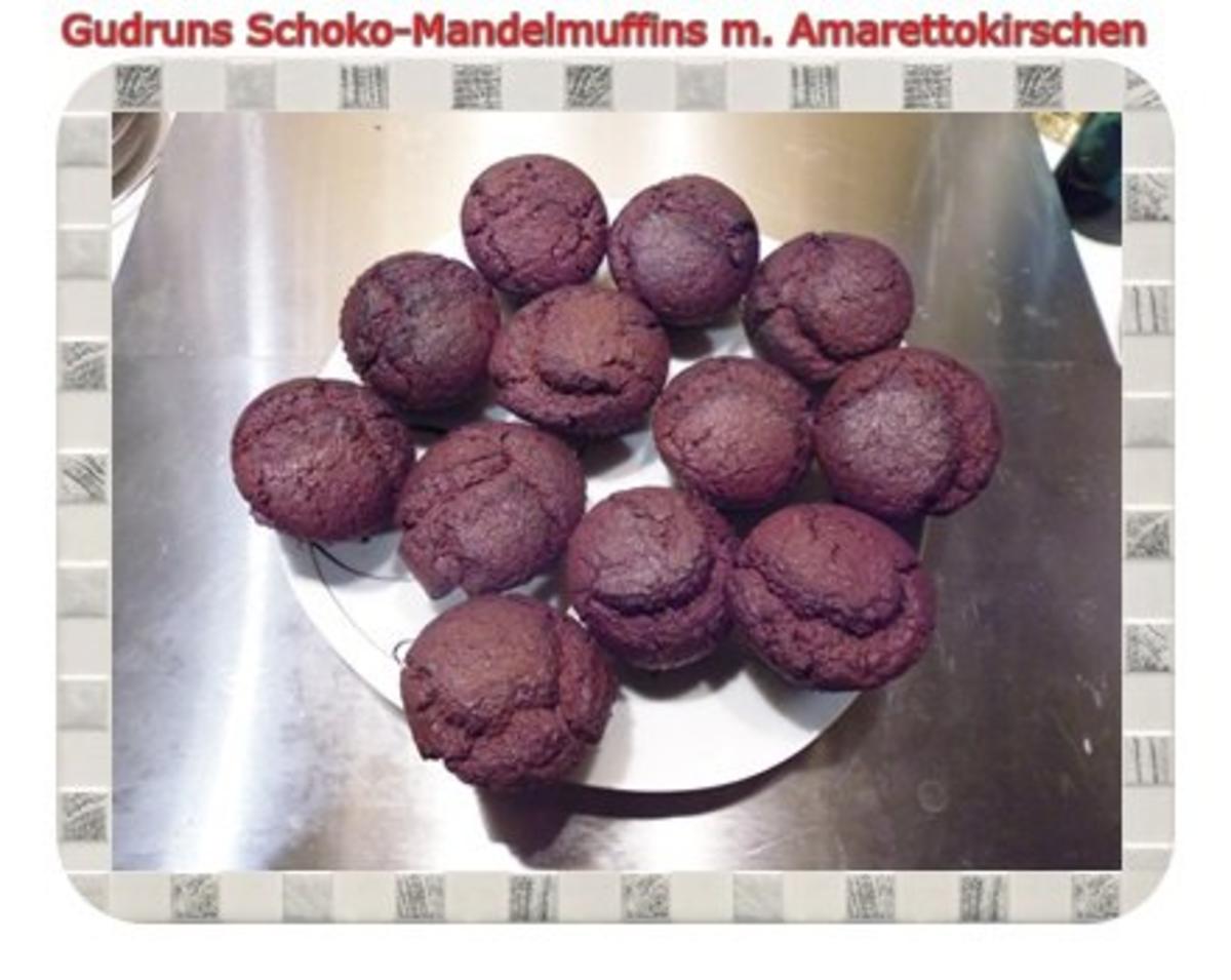 Muffins: Schoko-Mandelmuffins mit Marzipan und Amarettokirschen - Rezept - Bild Nr. 18