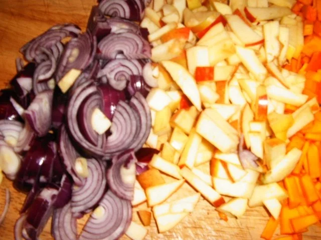 Apfel -Zwiebel-Kürbiskuchen - Rezept - Bild Nr. 7