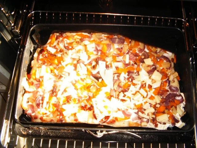 Apfel -Zwiebel-Kürbiskuchen - Rezept - Bild Nr. 8