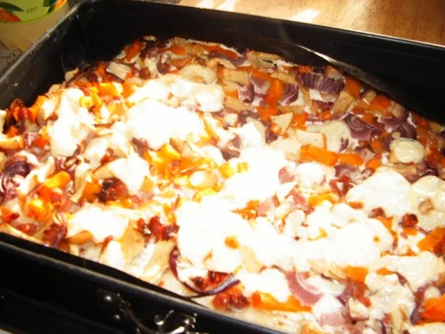 Apfel -Zwiebel-Kürbiskuchen - Rezept - Bild Nr. 9