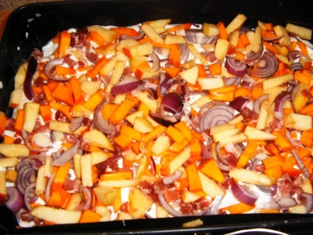 Apfel -Zwiebel-Kürbiskuchen - Rezept - Bild Nr. 10