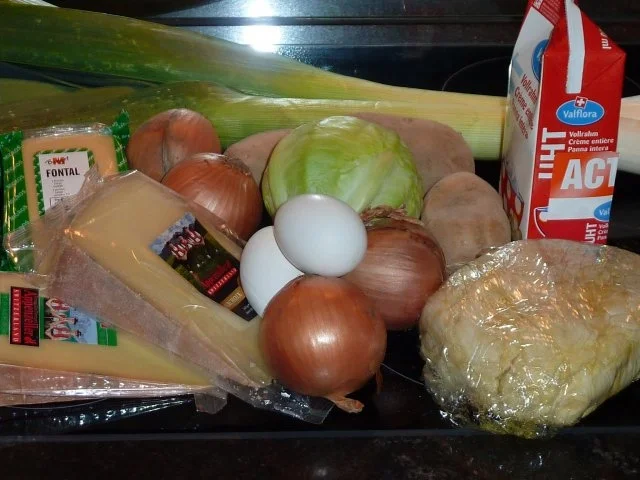 * " Gomser Cholera " Gedeckter Gemüse Kuchen. - Rezept - Bild Nr. 4