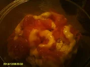 Mozzarella-Tomaten Creatain mit Fischstäbchen - Rezept