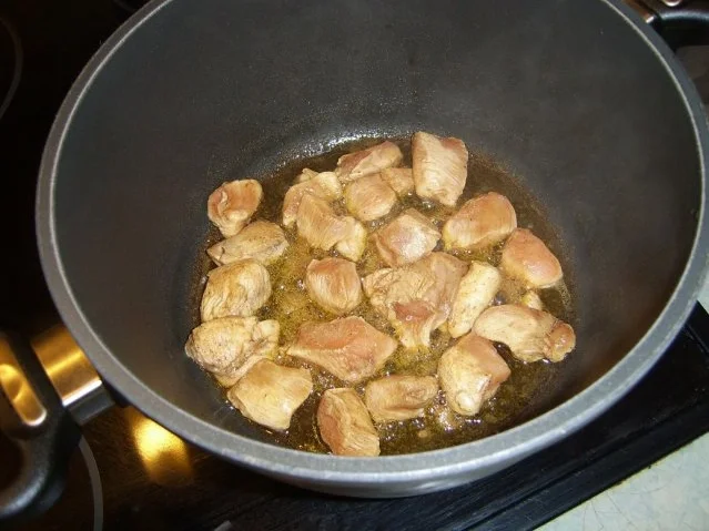 Huhn im Wok mit Bambus und Kraut - Rezept - Bild Nr. 3