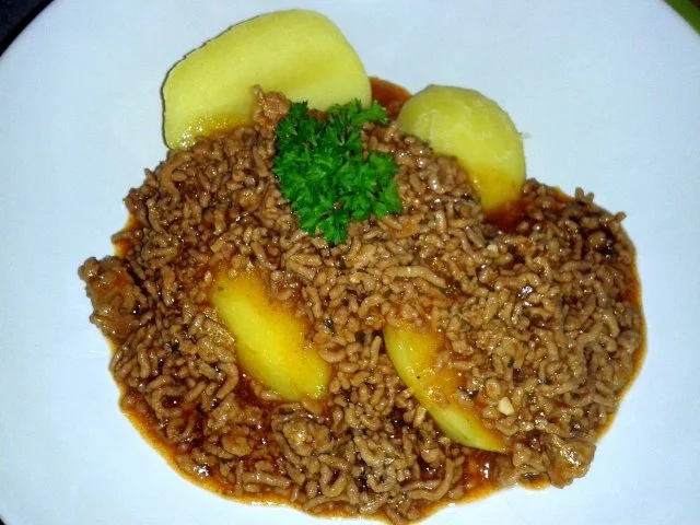 haschee rezept mit brauner soße