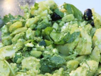 Rezept: Kartoffelsalat mit Rucolapesto Kartoffelsalat mit Rucolapesto - Rezept