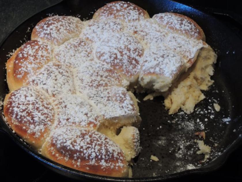 Rohrnudeln mit Mehl und Trockenhefe - Rezept mit Bild - kochbar.de