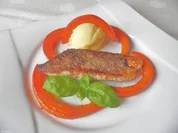 Kürbisspalten, Zander ... - Rezept