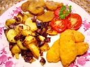 Geröstel mit Pfälzer Blutwurst - Rezept