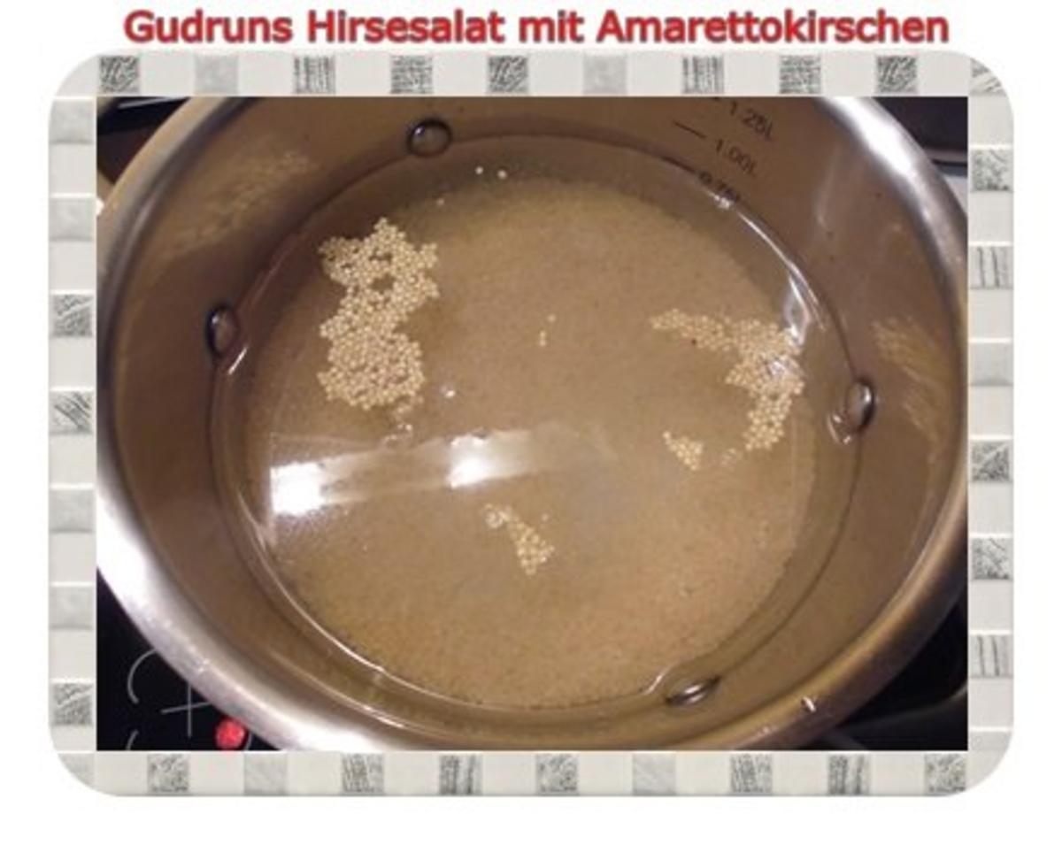Gesundes: Hirsesalat mit Amarettokirschen - Rezept - Bild Nr. 3