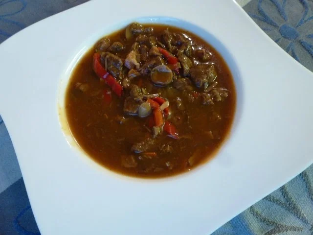 Würzige Hirschgulasch-Suppe - Rezept - Bild Nr. 4