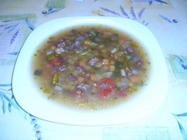 Thüringer Knackwurstsuppe - Rezept