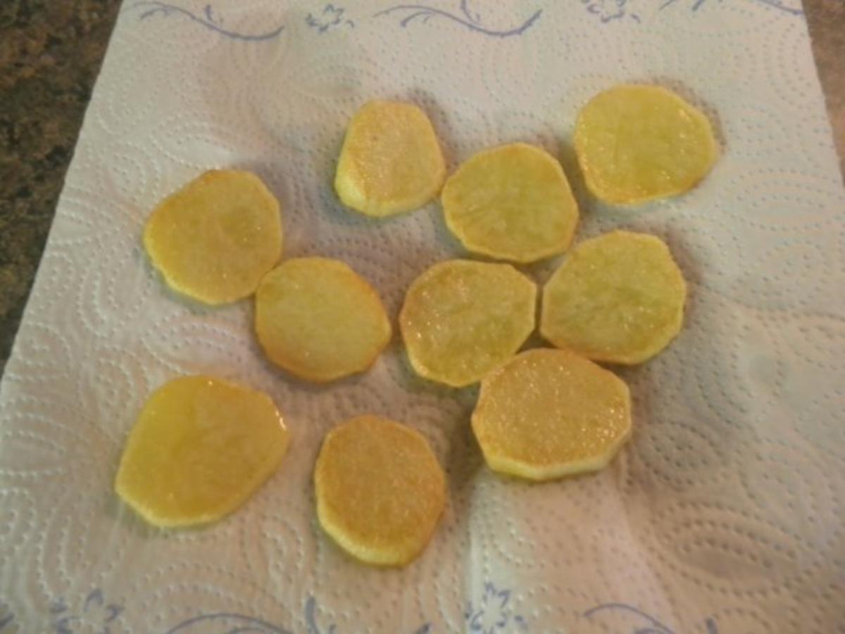 Karotten - Orangen - Mousse, Steckrüben - Apfel - Creme und karamellisierte Kartoffelchips - Rezept - Bild Nr. 9