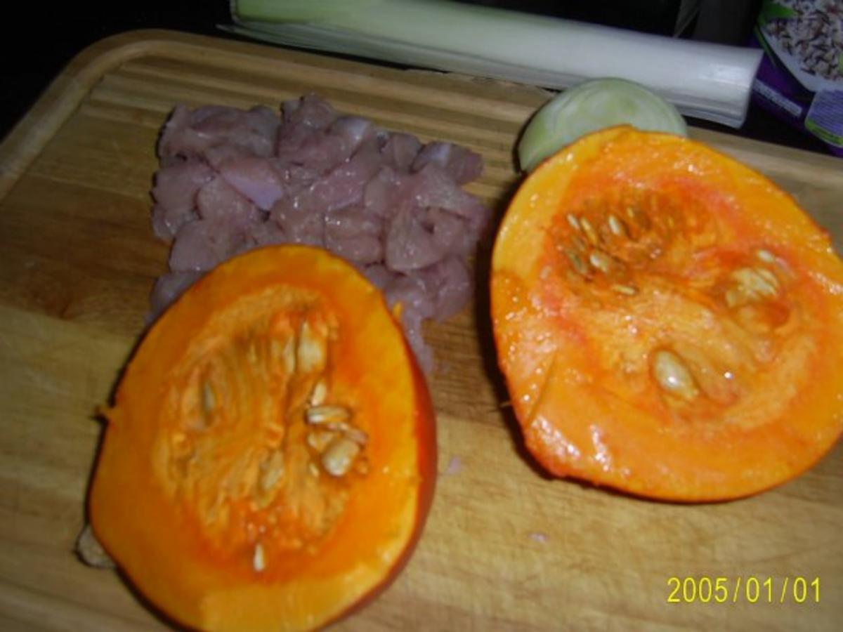 Zartes Putengeschnetzeltes mit Kürbis & Wildreis - Rezept - Bild Nr. 3