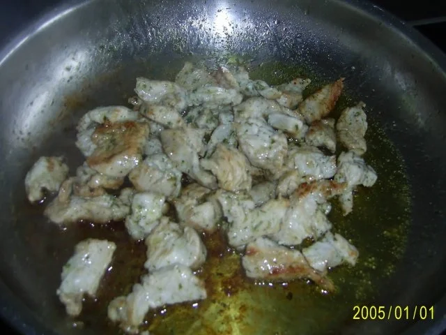 Rezept: Zartes Putengeschnetzeltes mit Kürbis & Wildreis Bild Nr. 4 Zartes Putengeschnetzeltes mit Kürbis & Wildreis - Rezept - Bild Nr. 4