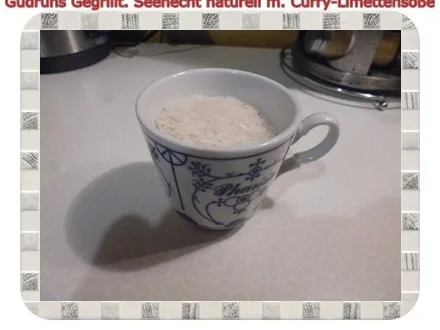 Rezept: Fisch: Gegrillter Seehecht naturell mit Curry-Limettensoße Bild Nr. 6 Fisch: Gegrillter Seehecht naturell mit Curry-Limettensoße - Rezept - Bild Nr. 6