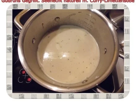 Rezept: Fisch: Gegrillter Seehecht naturell mit Curry-Limettensoße Bild Nr. 8 Fisch: Gegrillter Seehecht naturell mit Curry-Limettensoße - Rezept - Bild Nr. 8