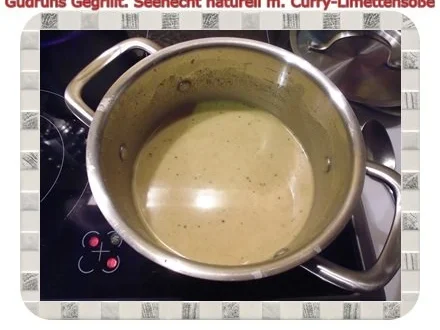 Rezept: Fisch: Gegrillter Seehecht naturell mit Curry-Limettensoße Bild Nr. 9 Fisch: Gegrillter Seehecht naturell mit Curry-Limettensoße - Rezept - Bild Nr. 9