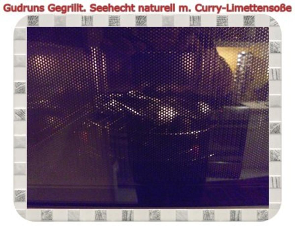 Fisch: Gegrillter Seehecht naturell mit Curry-Limettensoße - Rezept - Bild Nr. 12