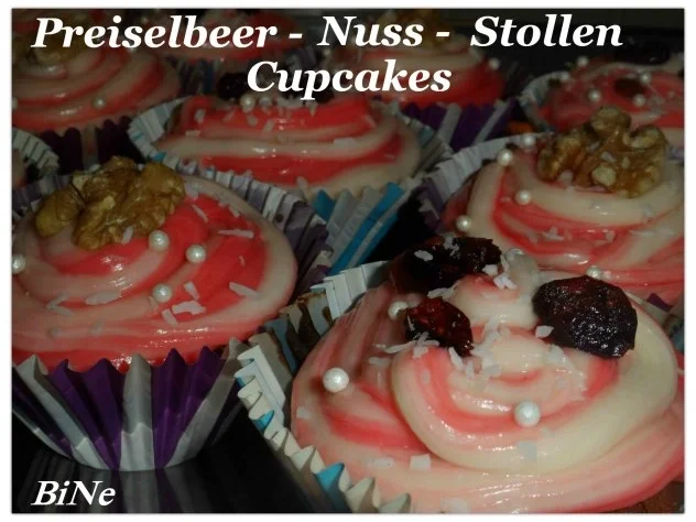 BiNe` S PREISELBEER - NUSS - STOLLEN CUPCAKE - Rezept - Bild Nr. 2