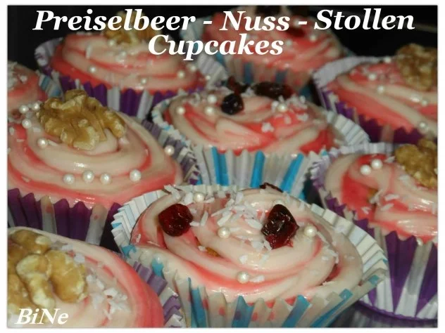BiNe` S PREISELBEER - NUSS - STOLLEN CUPCAKE - Rezept - Bild Nr. 9