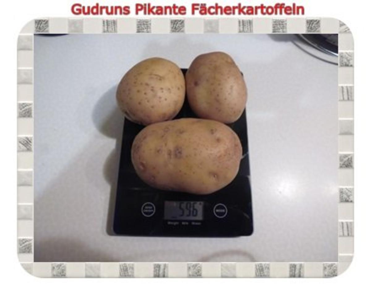 Kartoffeln: Gefüllte pikante Fächerkartoffeln - Rezept - Bild Nr. 2