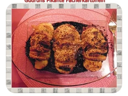 Rezept: Kartoffeln: Gefüllte pikante Fächerkartoffeln Bild Nr. 11 Kartoffeln: Gefüllte pikante Fächerkartoffeln - Rezept - Bild Nr. 11