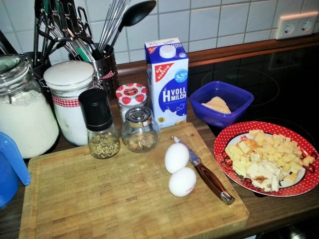 Handgeschabte Spätzle in Käsesoße - Rezept - Bild Nr. 2