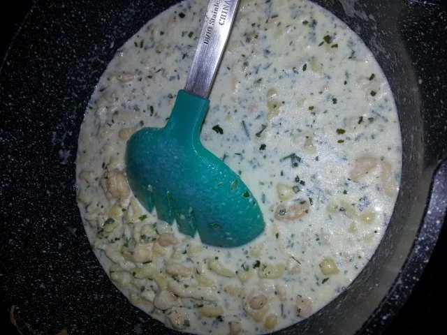 Handgeschabte Spätzle in Käsesoße - Rezept - Bild Nr. 7