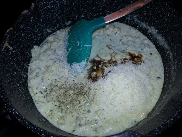 Handgeschabte Spätzle in Käsesoße - Rezept - Bild Nr. 8